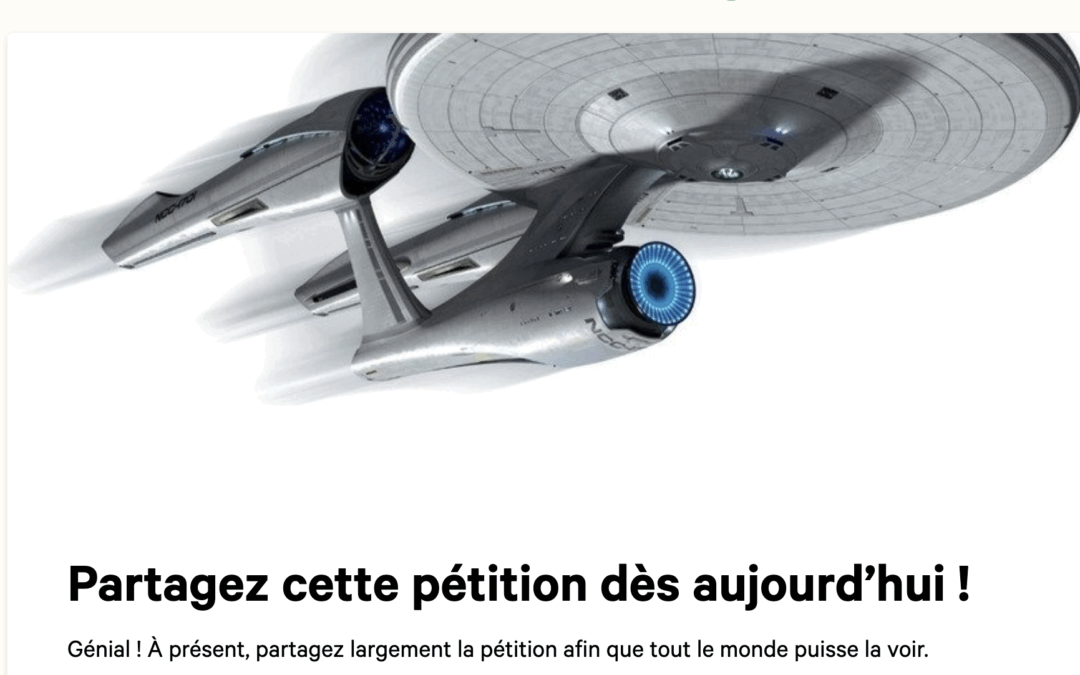 Les pétitions Star Trek