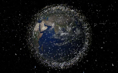 la pollution de notre espace ou la visibilité de la terre disparait !