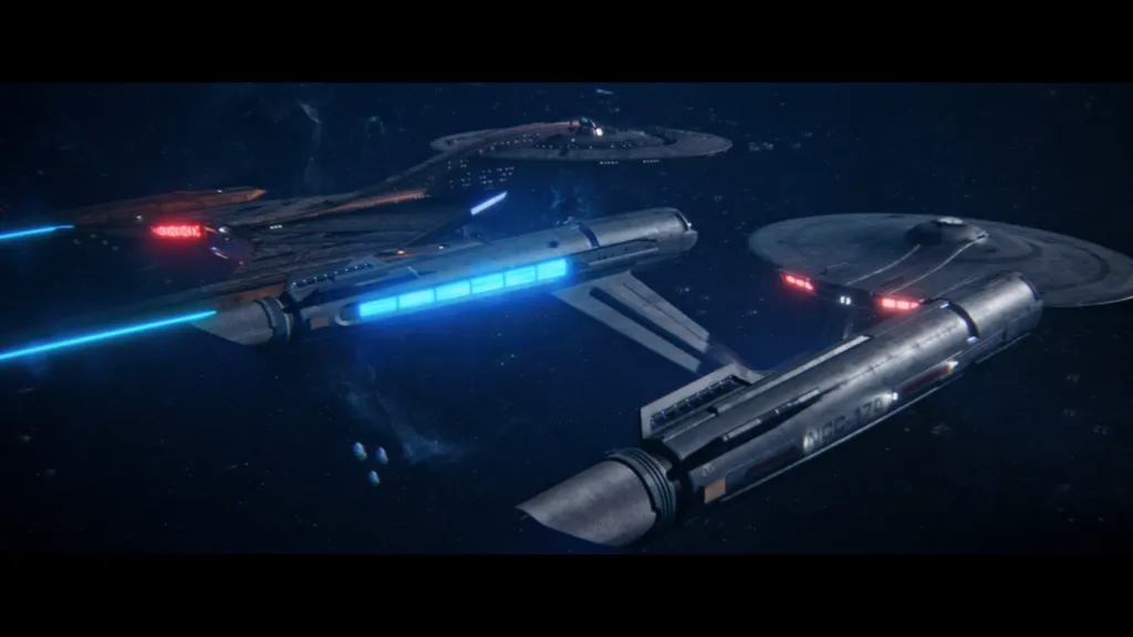 uss entreprise ncc 1701 et NCC 1031 uss Discovery