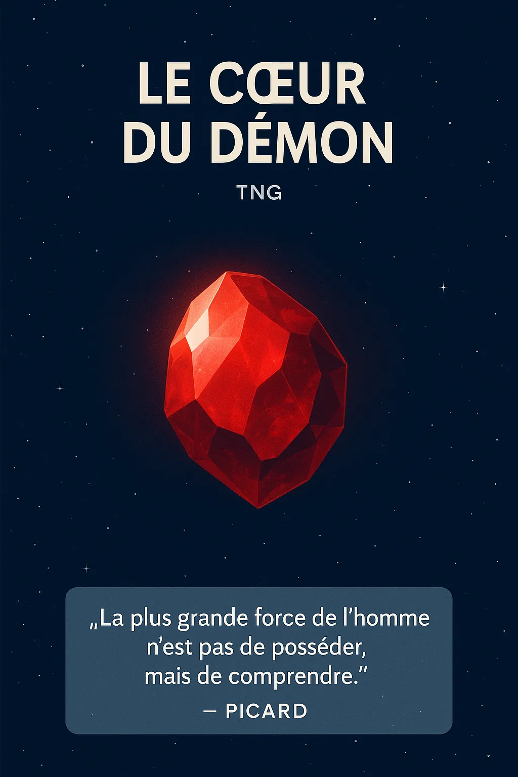 le rubis rouge cœur du démon