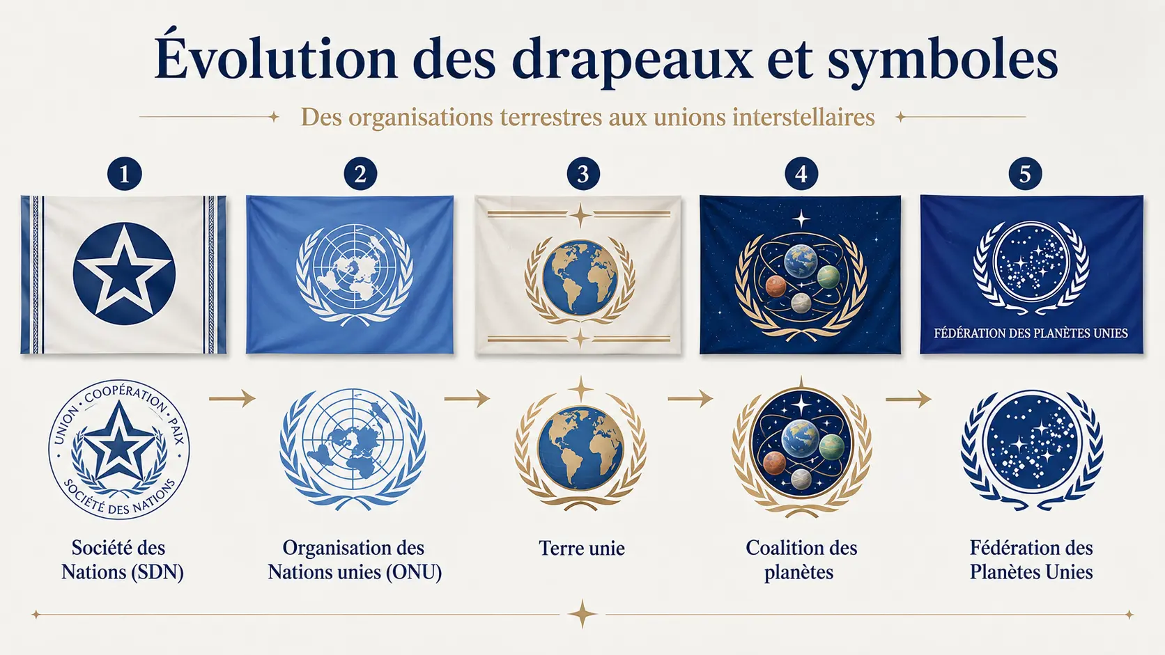 Évolution du drapeau de la fédération