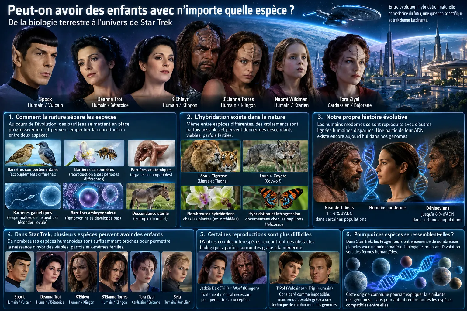 compatibilité et reproduction